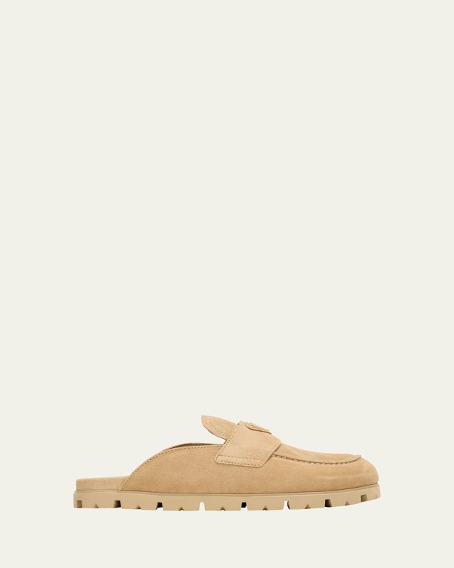 Fussbett Suede Loafer Mules